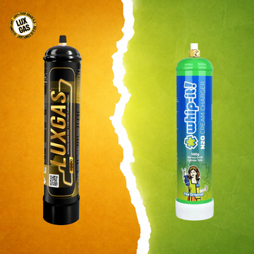 LuxGas vs. Whip-It!: Vergleich von Lachgas-Kartuschen für den europäischen Markt