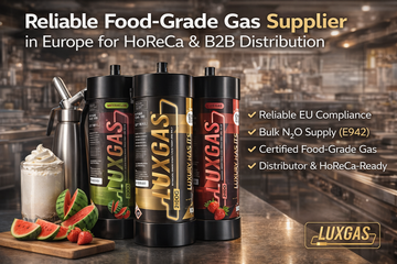 Reliable Food-Grade Gas Supplier in Europe for HoReCa & B2B Distribution