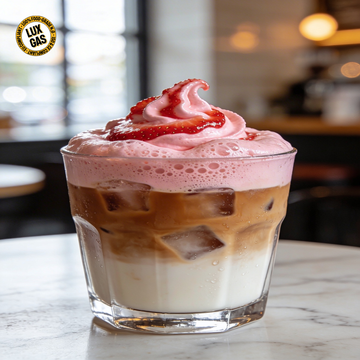 Strawberry Cream Cold Foam Iced Latte Recipe: How to Make a Café-Style Drink with n2o