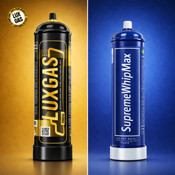 LuxGas vs Supreme Whip: Setting the Standard for Food Grade N2O Cream Chargers in Europe