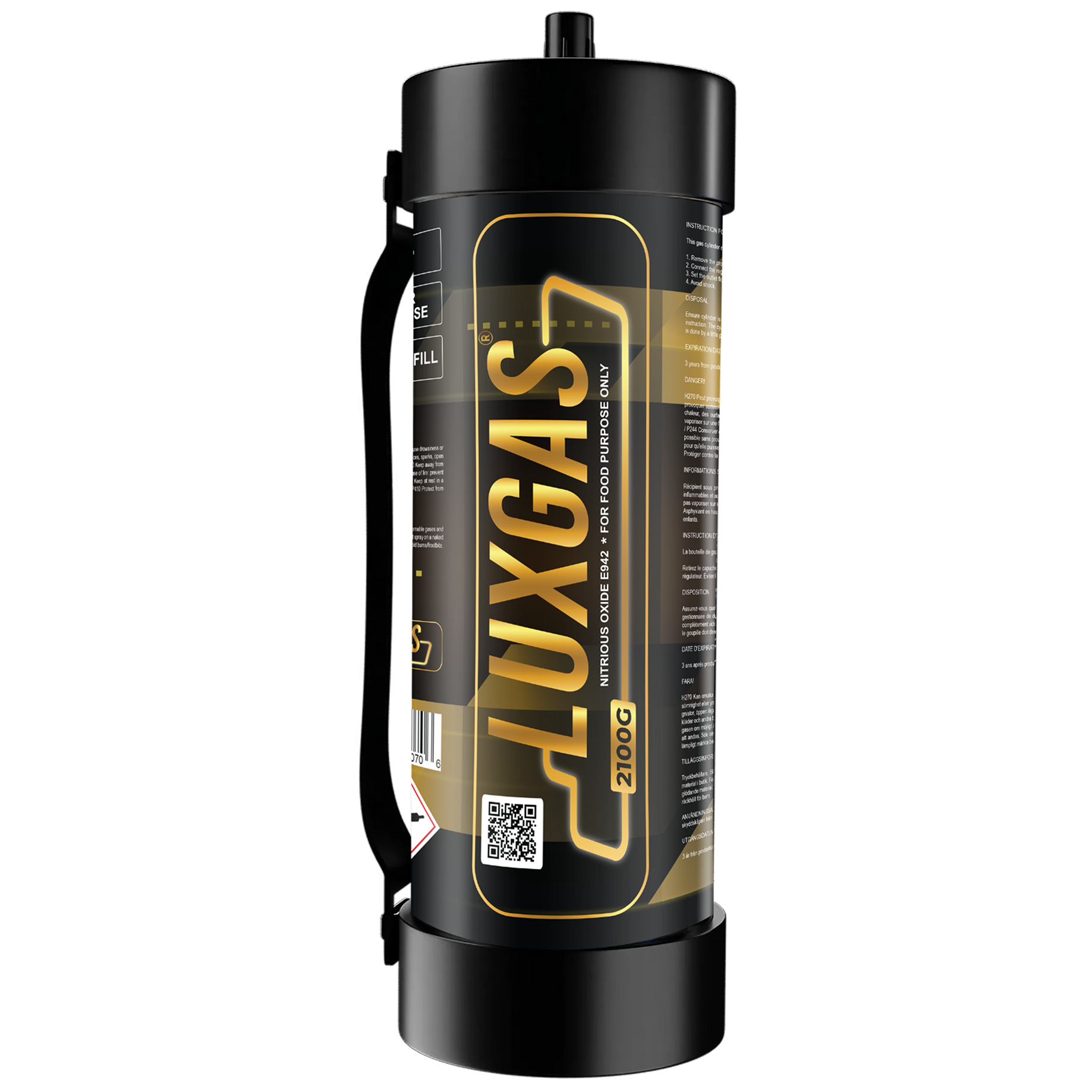 LUXGAS Original Cream Charger 2100 gram