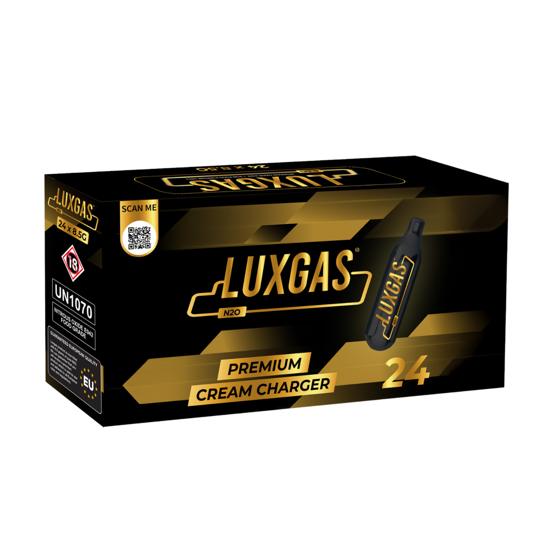 Bombola di ricarica premium per crema luxgas da 24 * 8,5 g N2O fornitura sfusa