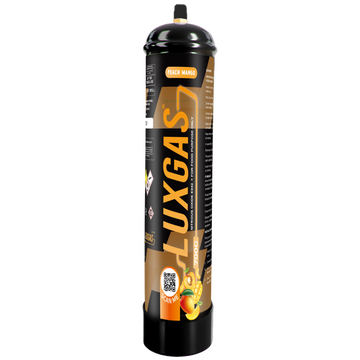 LUXGAS Peach Mango 700 g Cartuș de cremă (DOAR PENTRU SUA)