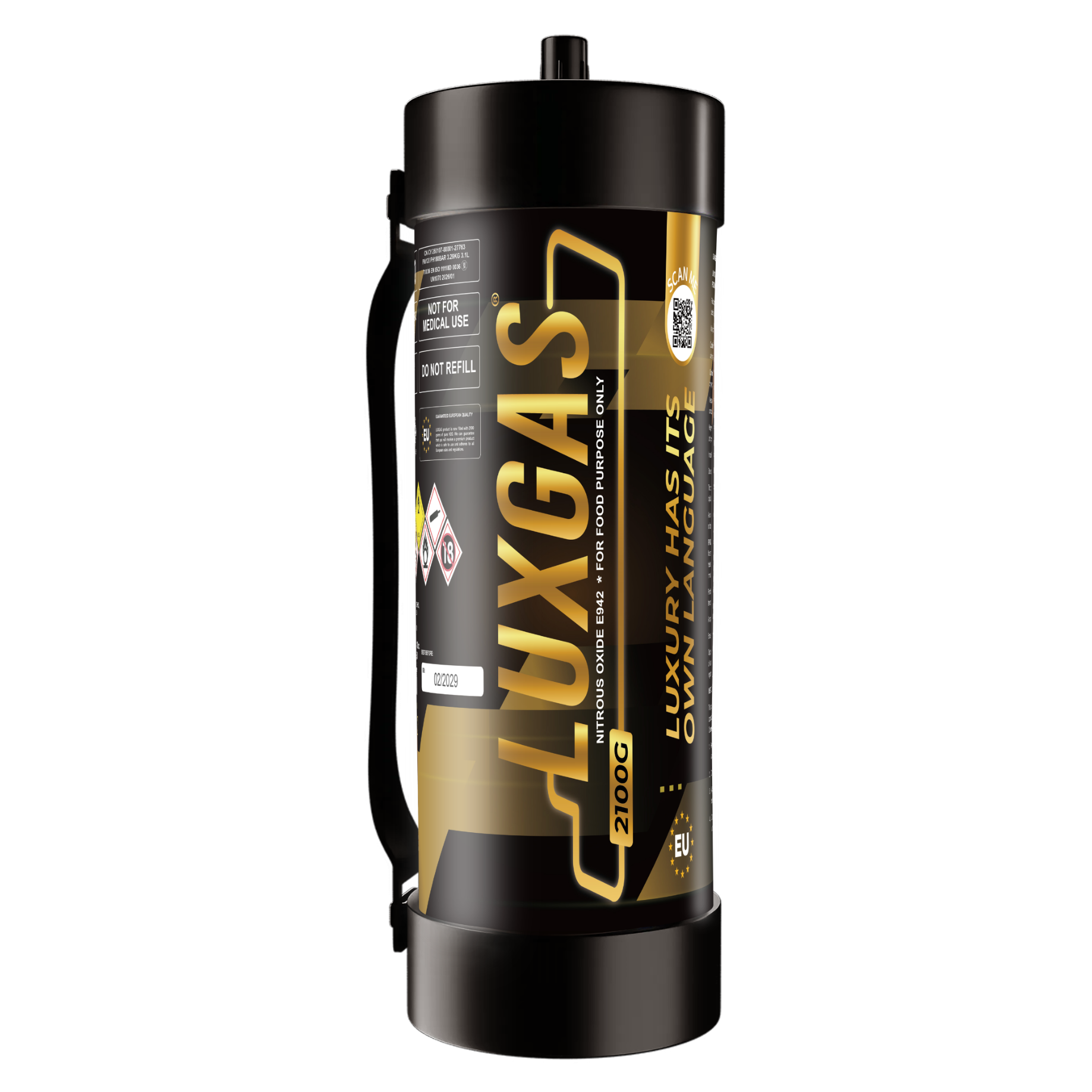 LUXGAS Original 2100G Cream Charger