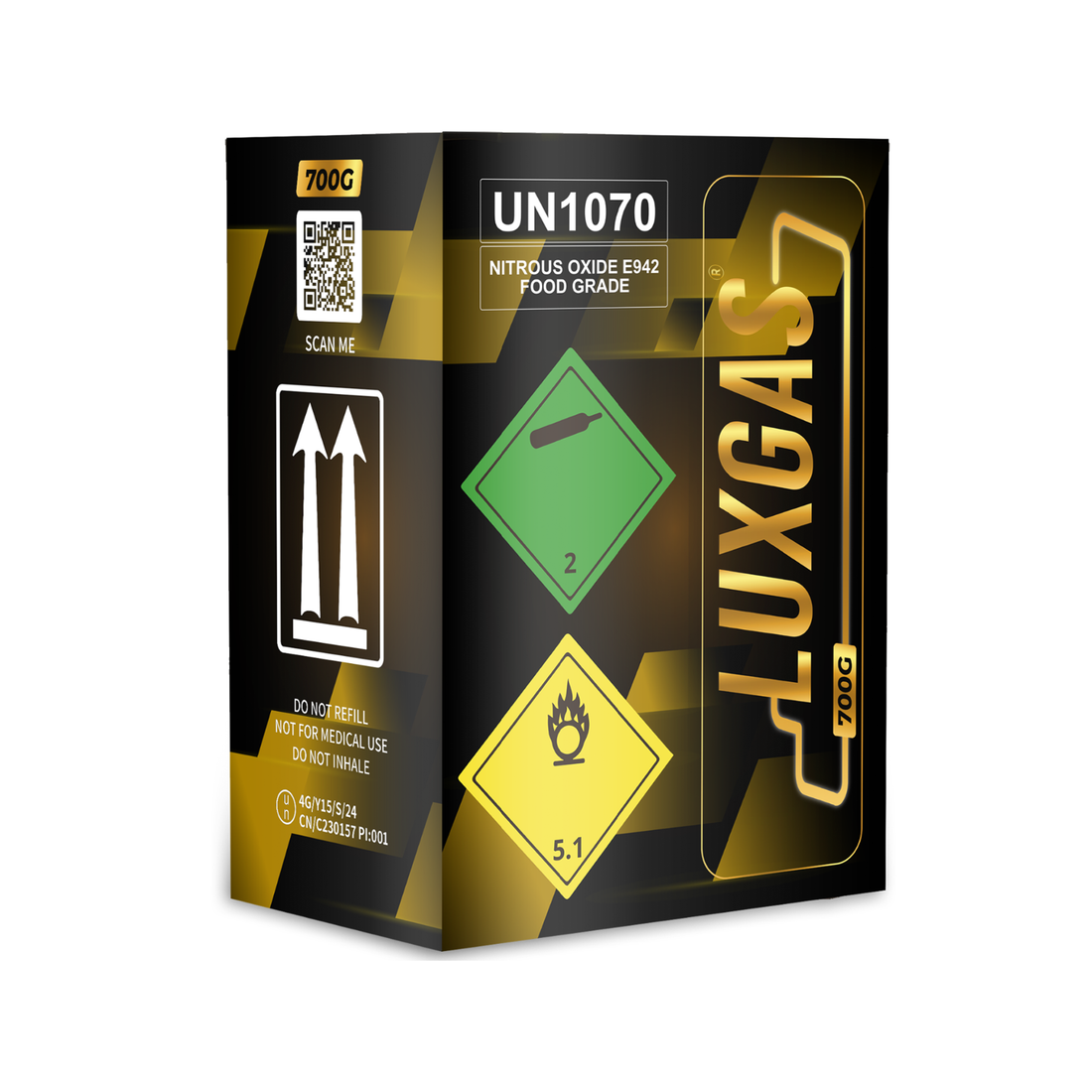 LUXGAS Original 700G Cream Charger