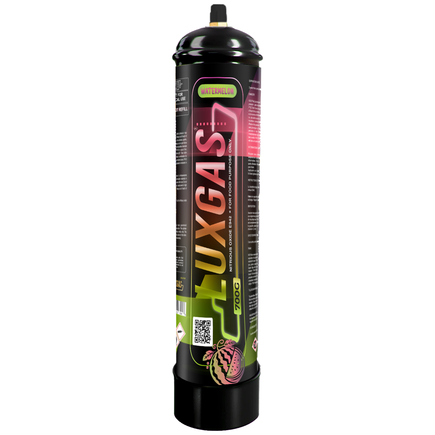 LUXGAS Watermelon Cream Charger 700 gram