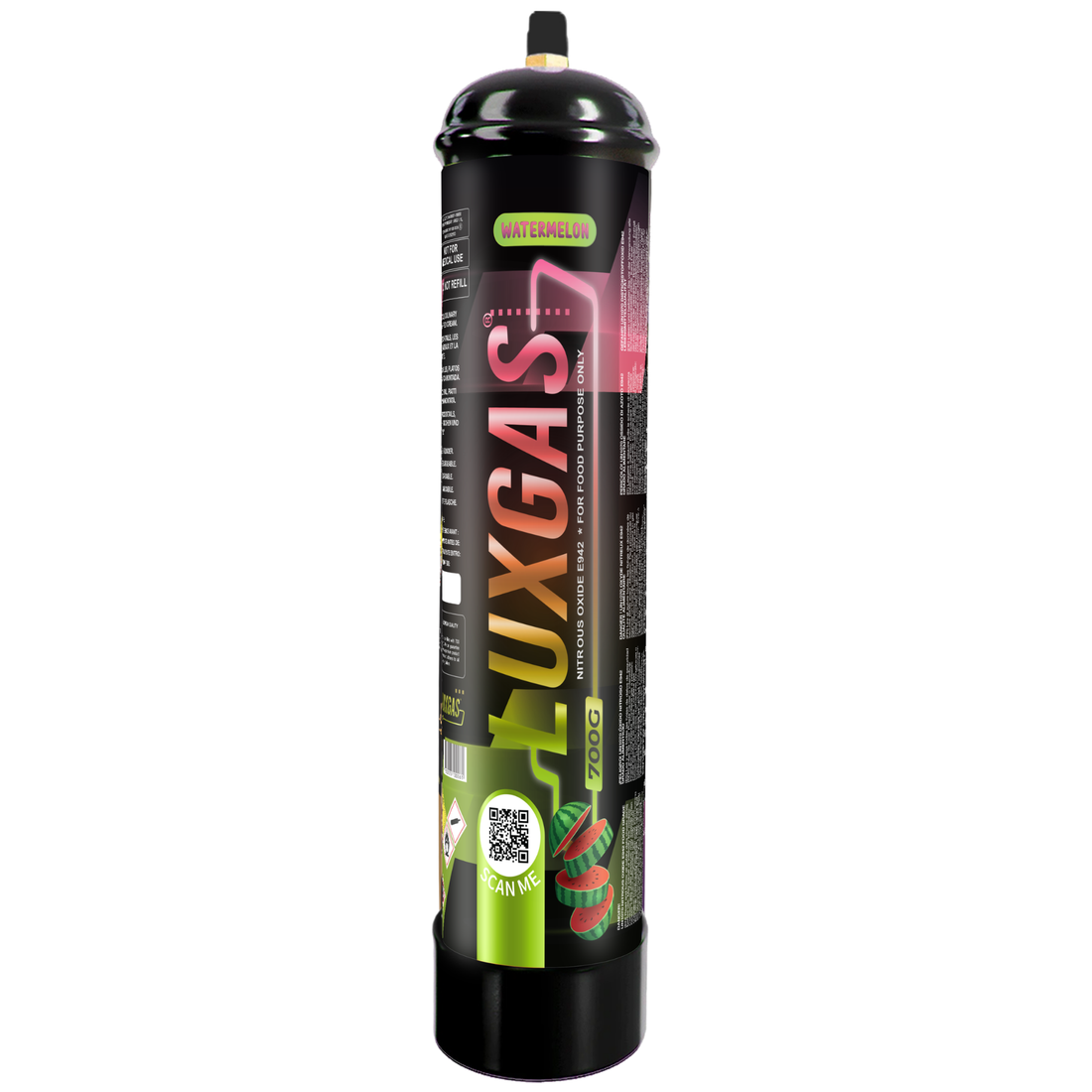 Luxgas Anguria 700g Crema Caricatore Bombola N2O Fornitura all'ingrosso